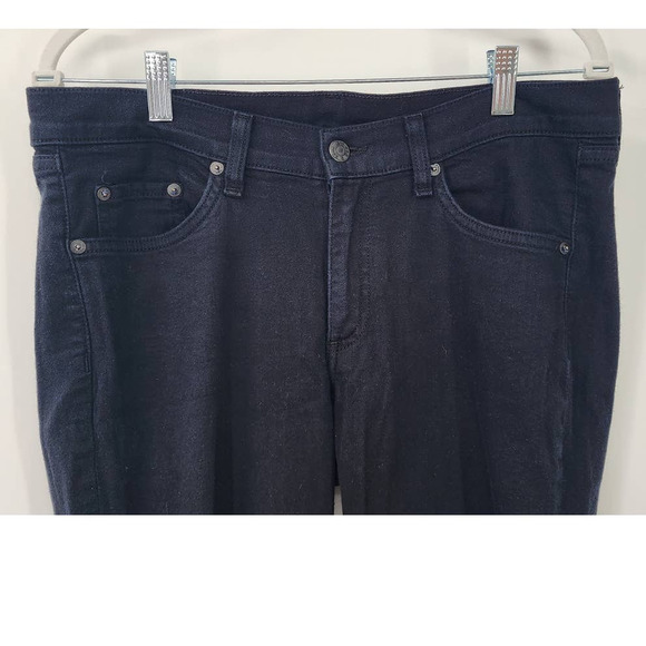 Rag & Bone Capri Cropped Mid Rise Ankle Jeans in Black Size 30 - Picture 5 of 10